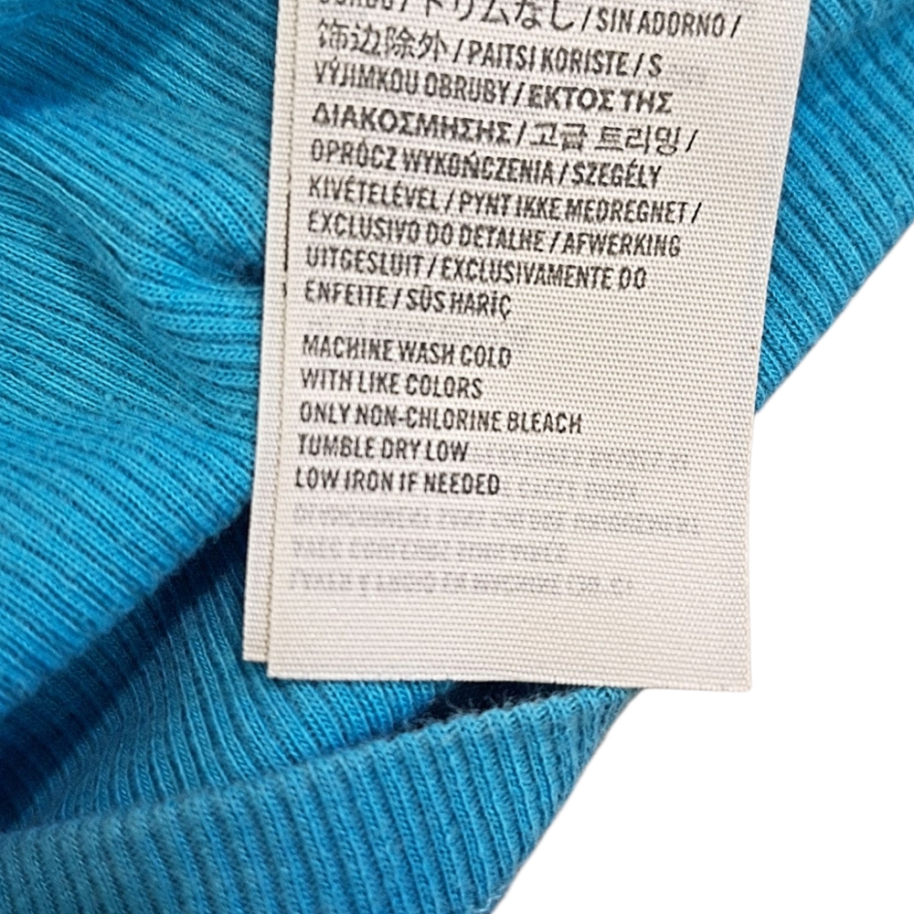 NWOT! Abercrombie & Fitch Blue Tank Top Fitted Scoop Neck - Picture 8 of 8